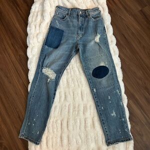 Pilcro The Borrowed Boyfriend Jeans Size 24